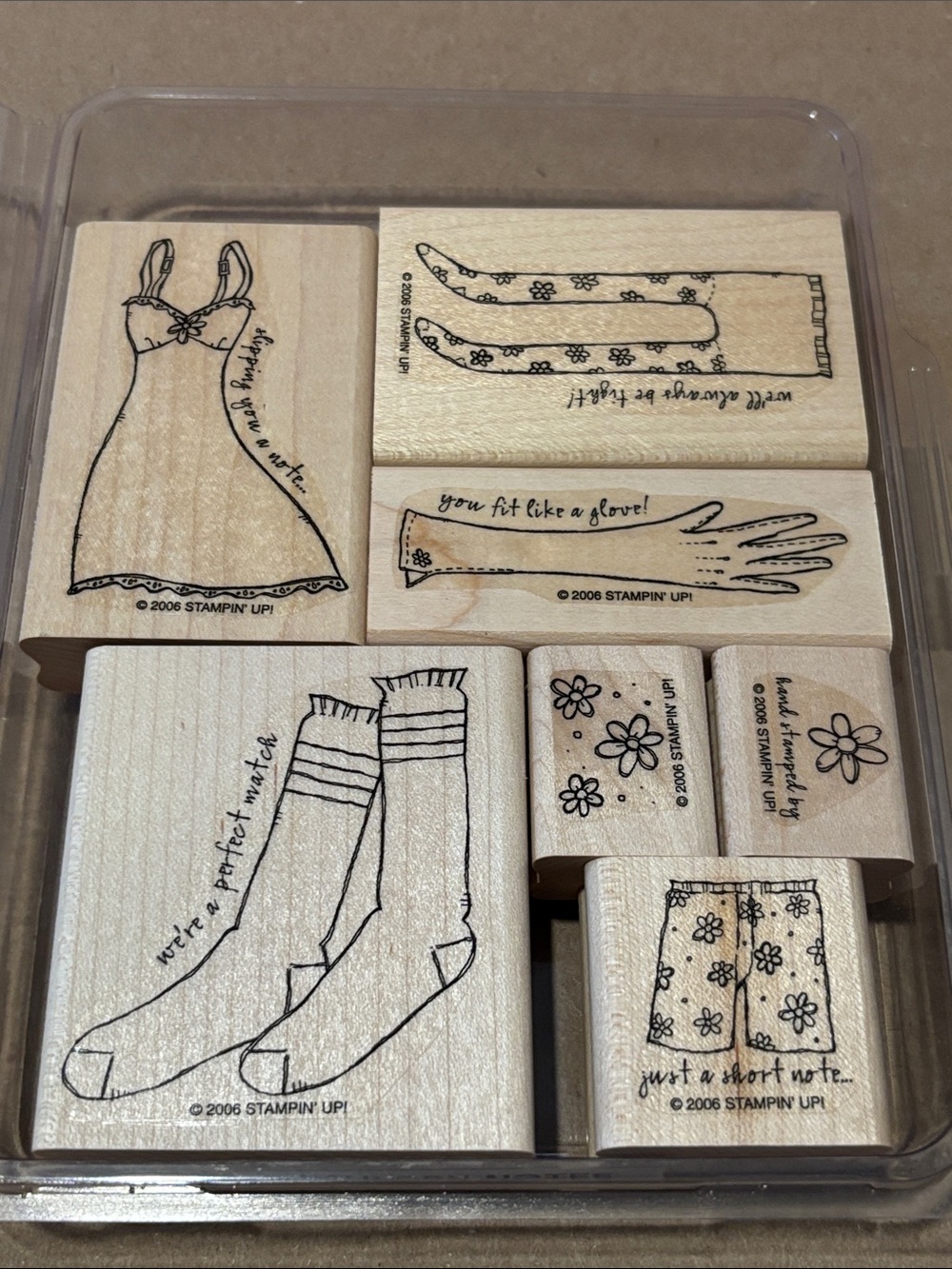 Stampin' Up! Vintage Stamp Set Laundry Notes